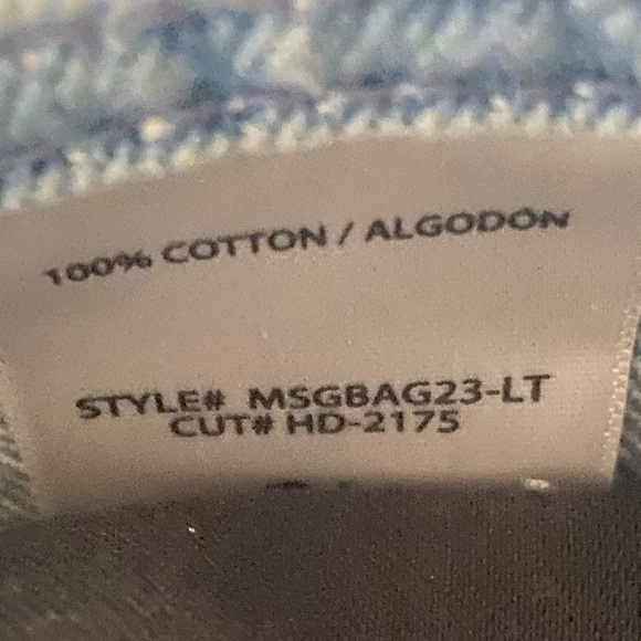 HIDDEN LOS ANGELES Denim Maxi Tote Bag Messenger Bag Blue Minimalist 11x15 - Picture 9 of 13